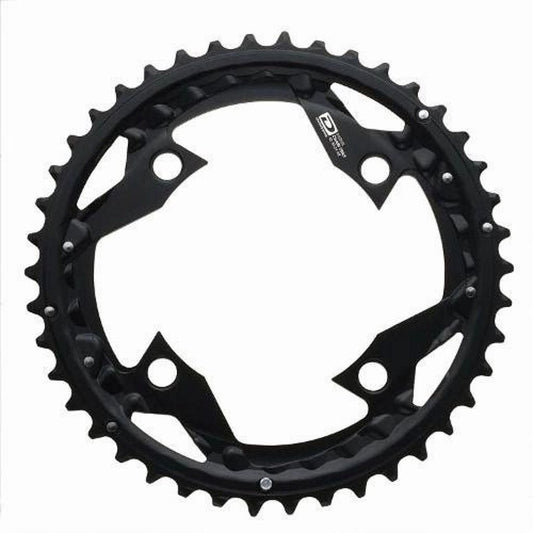 Coroa Shimano Slx Fc-M670 42 Dentes Bcd 104 Mm - Alumínio | Preta