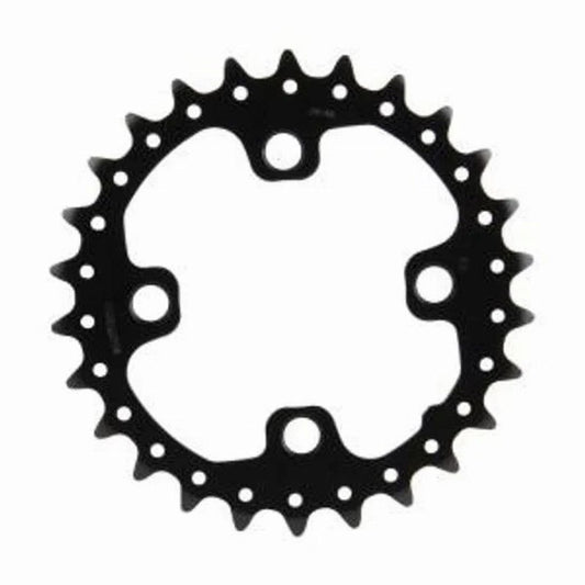 Coroa Shimano Slx Fc-M675 28 Dentes Bcd 64 Mm - Aço | Preta