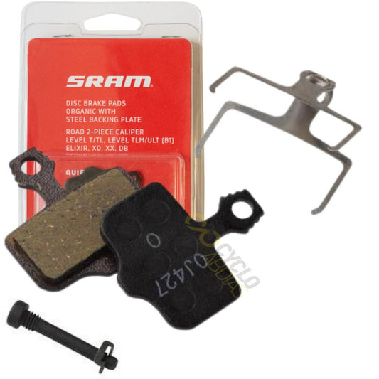 Par De Pastilha De Freio A Disco Sram Db Level Tl T Ult/Tlm B1 - Orgânica Base De Aço