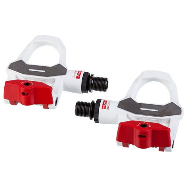 Par De Pedal Look Keo 2 Max | Branco E Vermelho