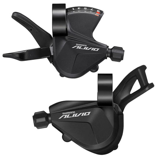 Par De Alavancas Shimano Alivio Sl-M3100 27 Velocidades Rapidfire | Preto