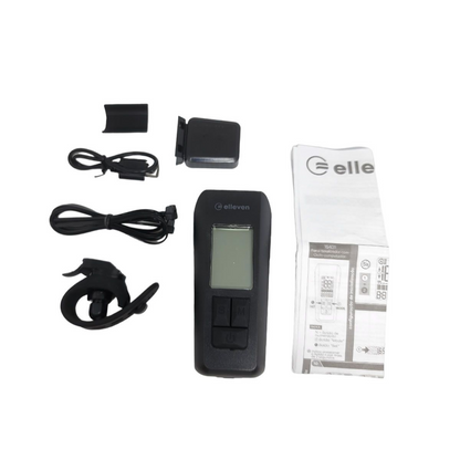 Farol Elleven com ciclocomputador sem fio integrado