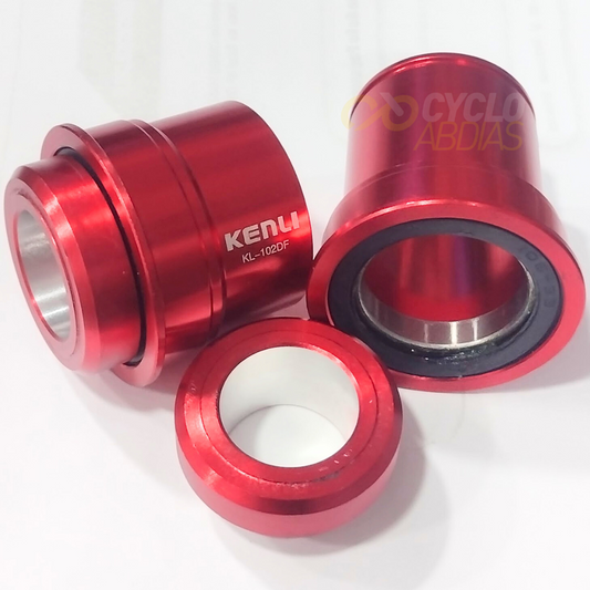 Movimento Central Kenli Kl-102Df Press-Fit Bb30 De 46/24 mm Shimano Ou 46/30 mm Sram 68/73 mm