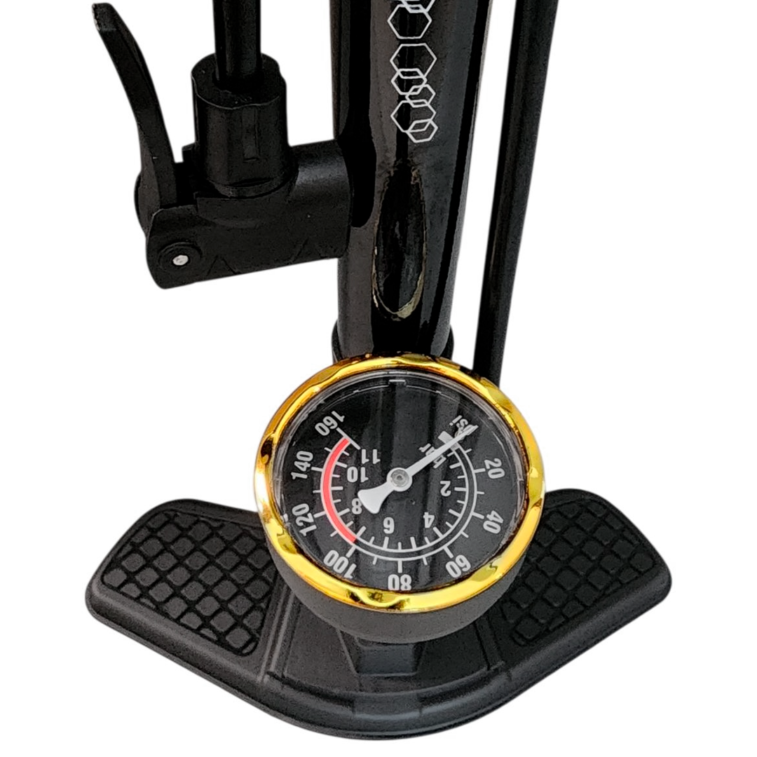 Bomba de ar de oficina Elleven P32B-19A 120 PSI - com manômetro + bicos extra