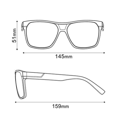 Óculos casual Shimano Square - CE-SQRE2-HC