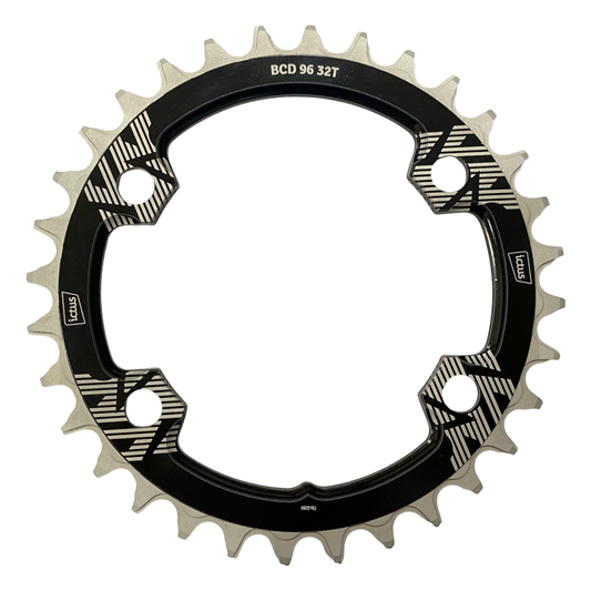 Coroa Ictus BCD 96 assimétrico 4 Furos - Shimano Single MTB