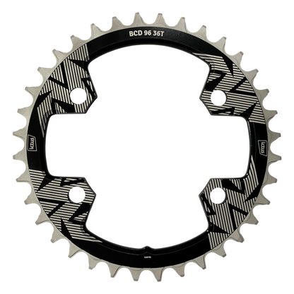 Coroa Ictus BCD 96 assimétrico 4 Furos - Shimano Single MTB