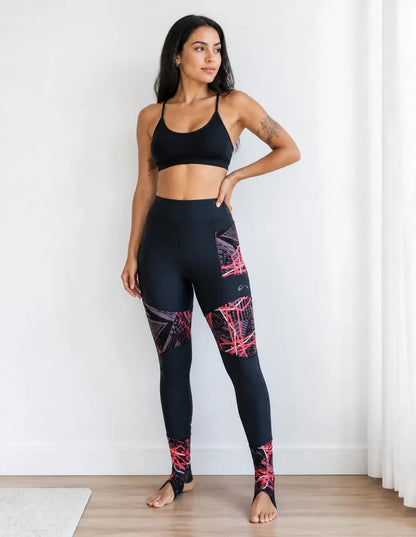 Legging Ciclista Matrix Feminino Tamanho G Preto E Rosa