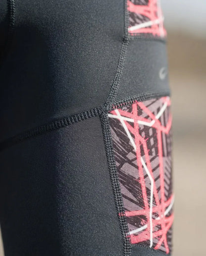 Legging Ciclista Matrix Feminino Tamanho G Preto E Rosa
