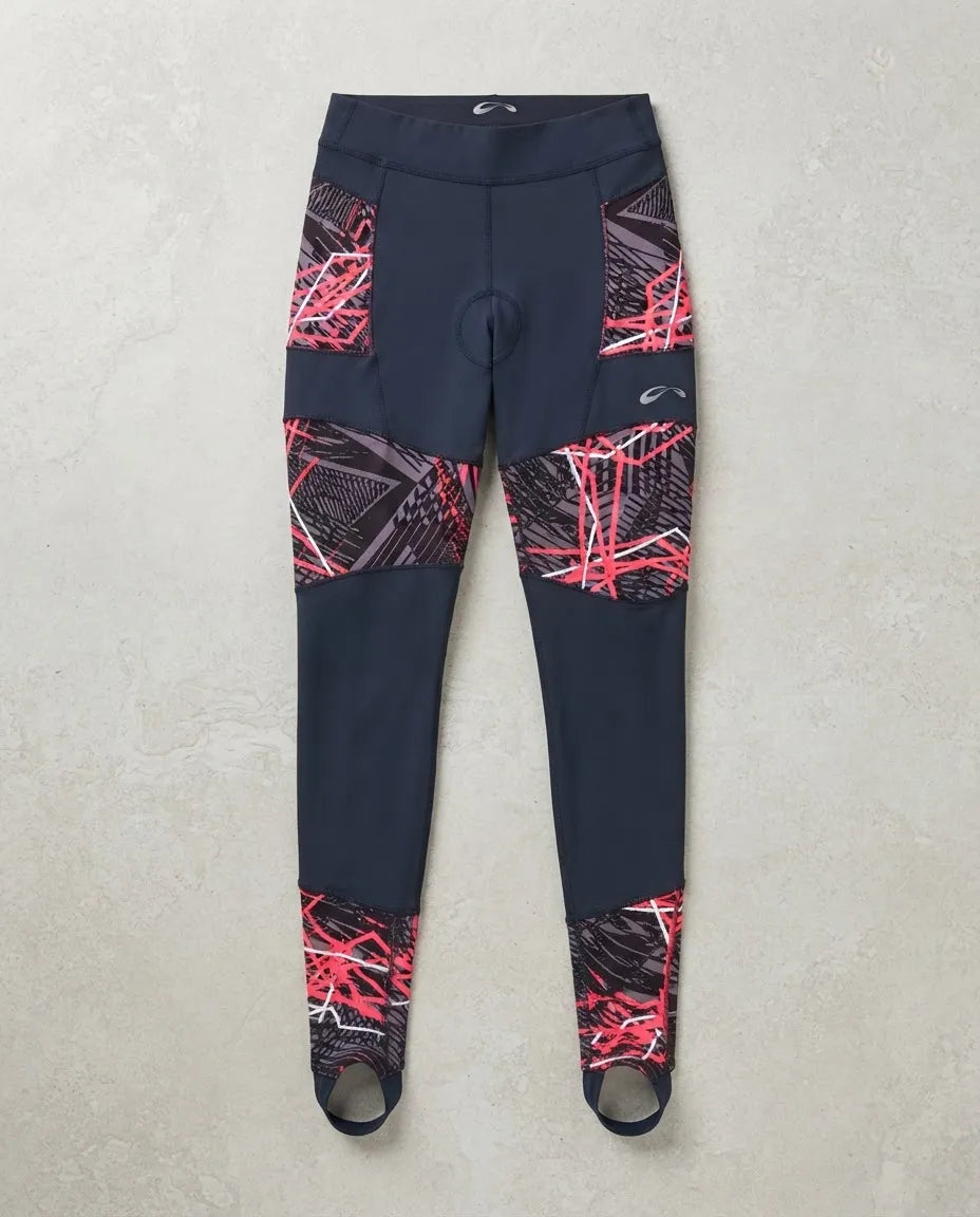 Legging Ciclista Matrix Feminino Tamanho P Preto E Rosa