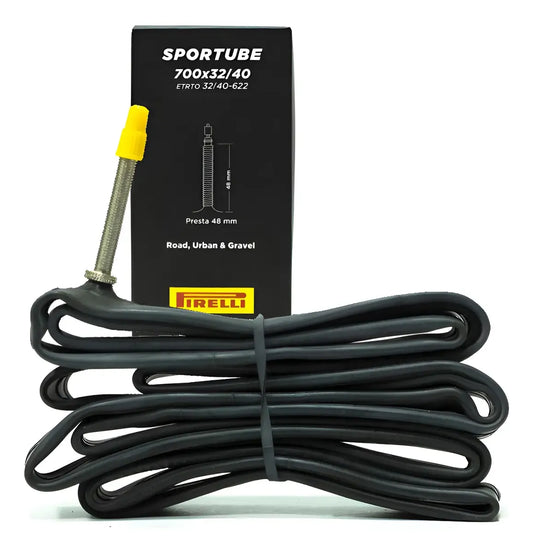Câmara Pirelli 700x32/40 Sportube Válvula Presta De 48mm