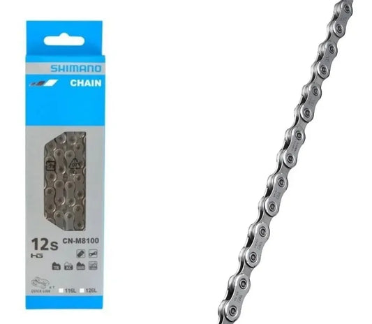 Corrente Shimano Cn-m8100 126 Links - 12 Velocidades