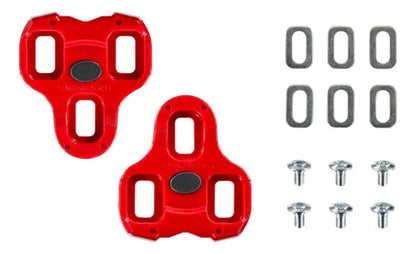 Tacos Para Pedal Look Keo - Vermelho