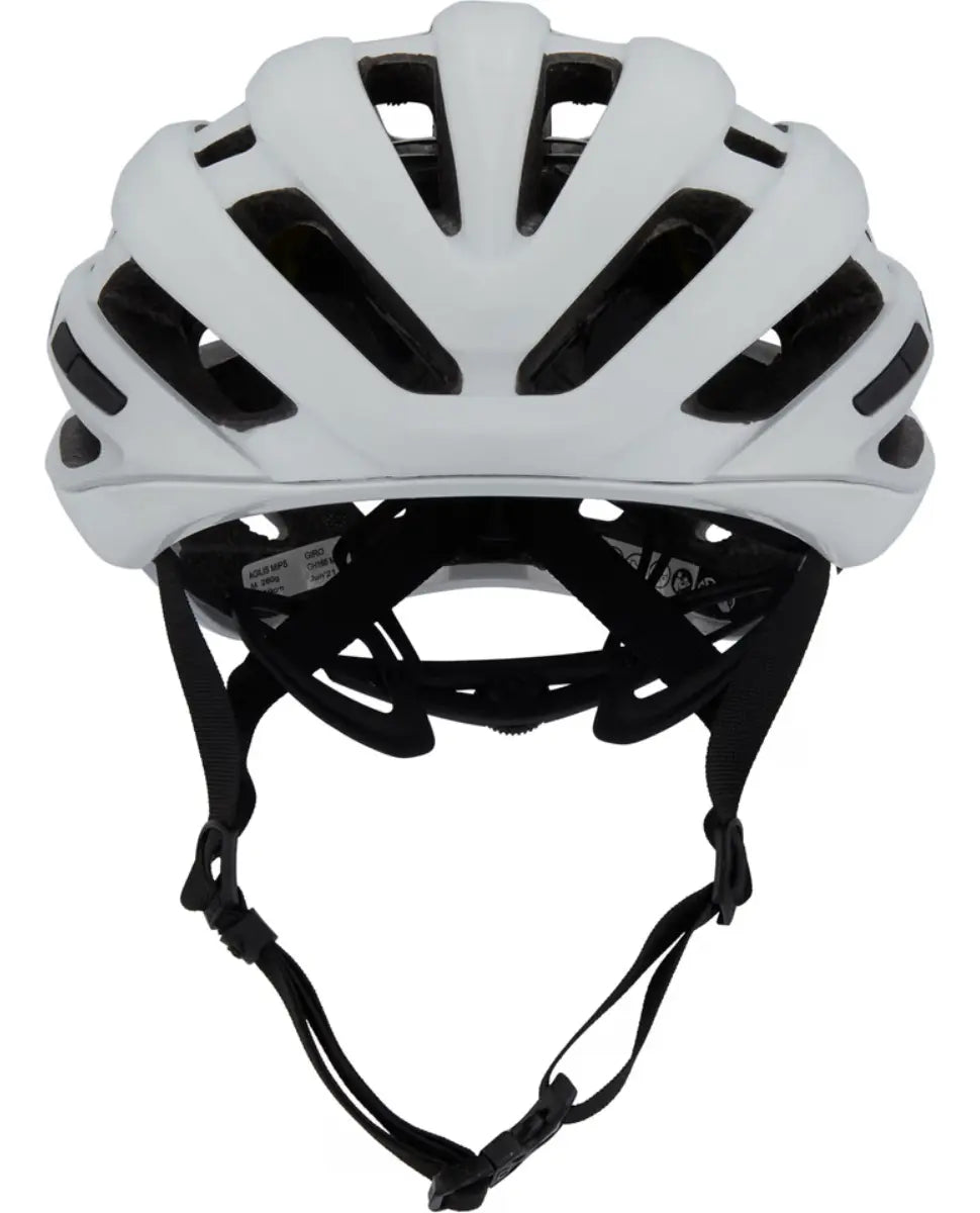 Capacete Giro Agilis Mips In-mold Roc Loc 5 - Branco Fosco