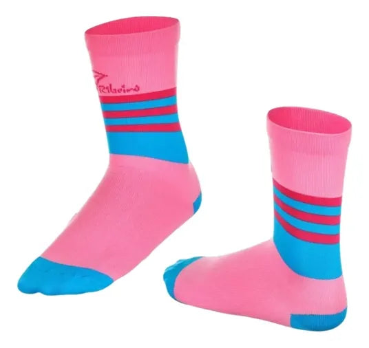 Meia Mauro Ribeiro Retro Rosa