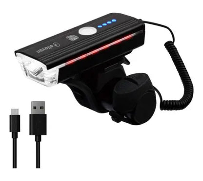 Farol Com Sensor Buzina 350 Lumes Elleven Usb