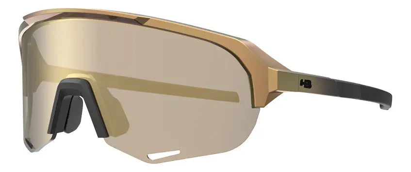 Óculos Hb Edge R M Gra Black Gold Gold Chrome