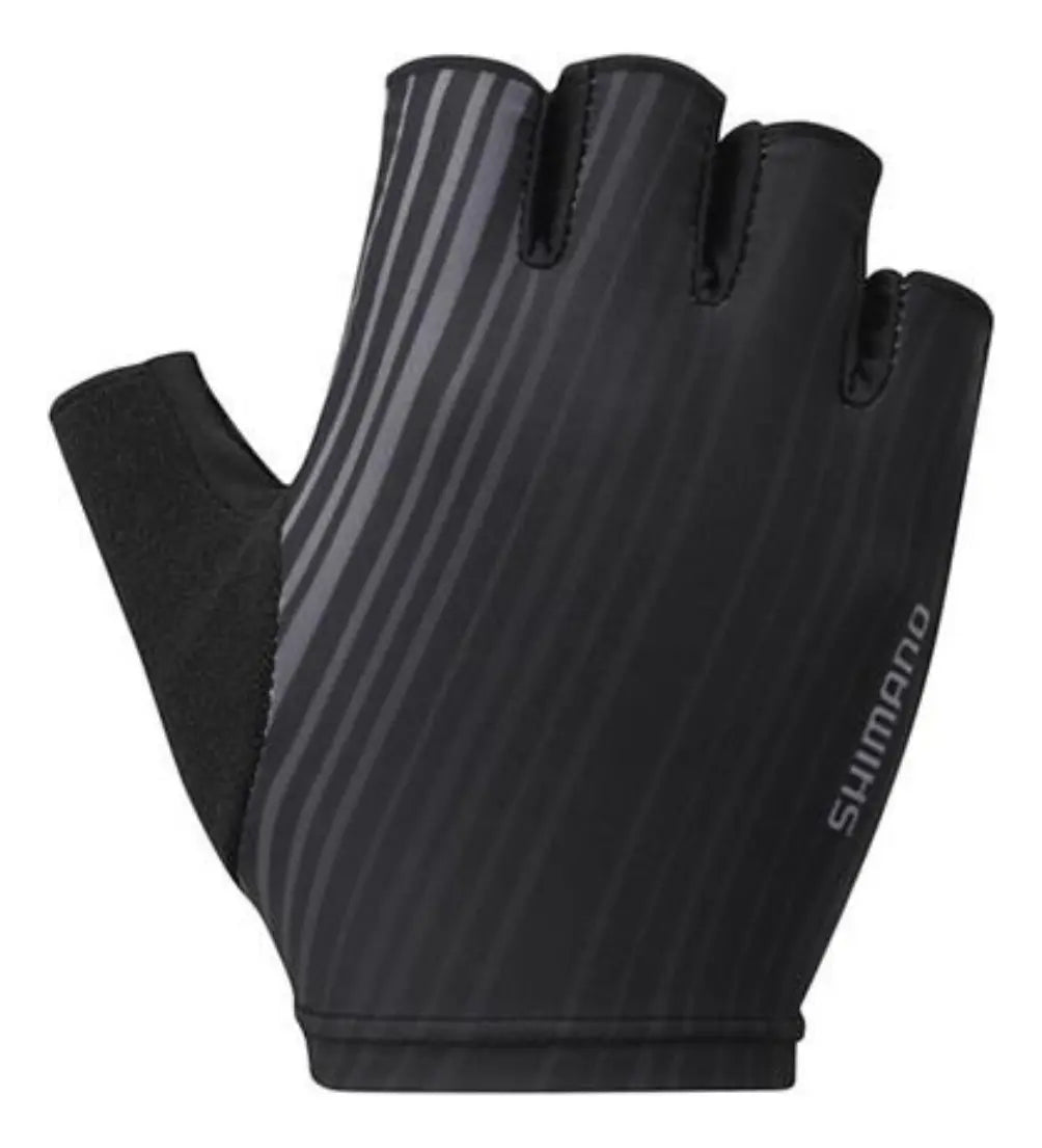 Luva De Ciclismo Shimano Escape - Preto Com Cinza