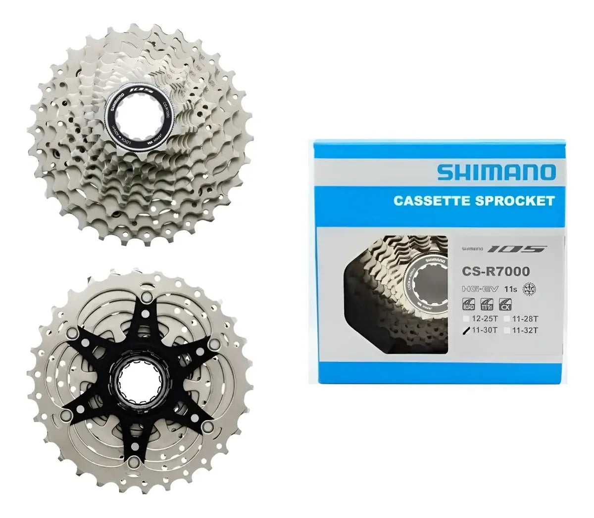 Cassete Shimano 105 Cs-r7000 11-30 De 11 Velocidades