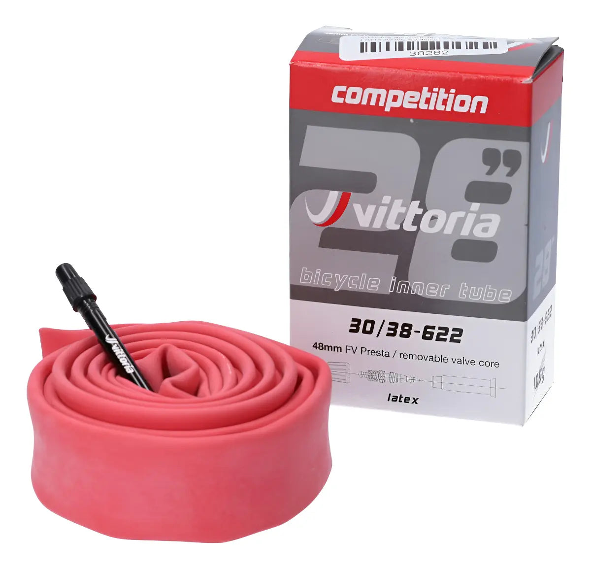 Câmara De Ar Vittoria Competition Latex 30/38-622 48mm Prest