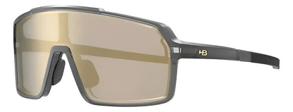 Óculos Hb Grinder Gloss Dark Bluish Gray - Gold Espelhado