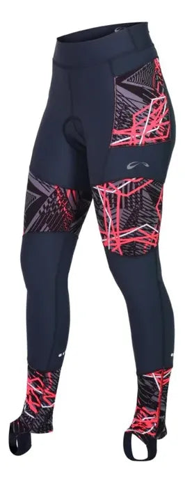 Legging Ciclista Matrix Feminino Tamanho G Preto E Rosa