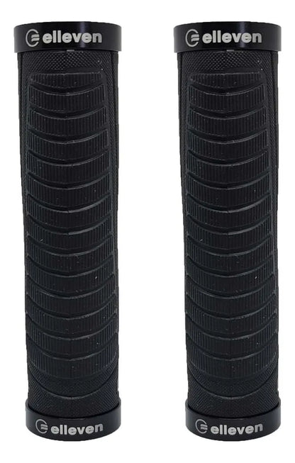 Manopla Elleven Ergonômica Com Trava Em Borracha Preto 132mm