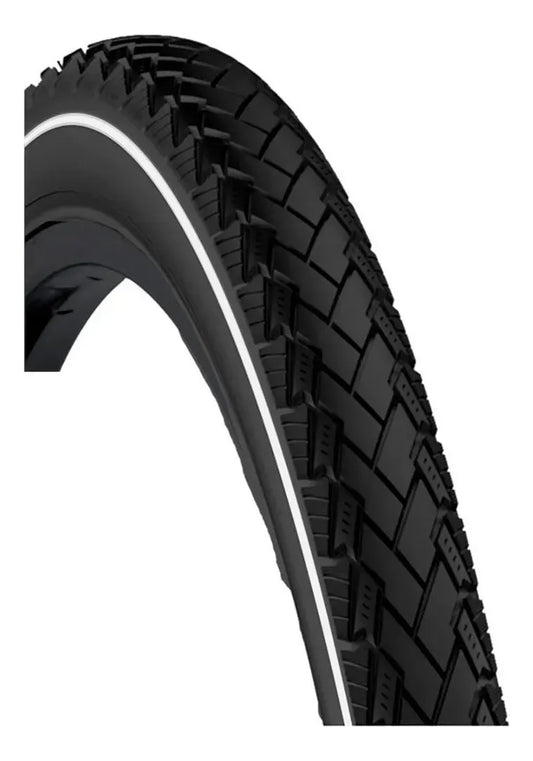 Pneu Vee Rubber 700x42c Semi Slick Faixa Refletiva