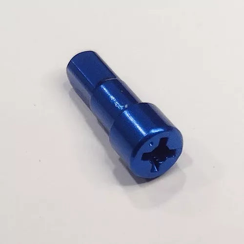 Nipple Para Roda Shimano Wh-rs10 Azul - Y012z4077