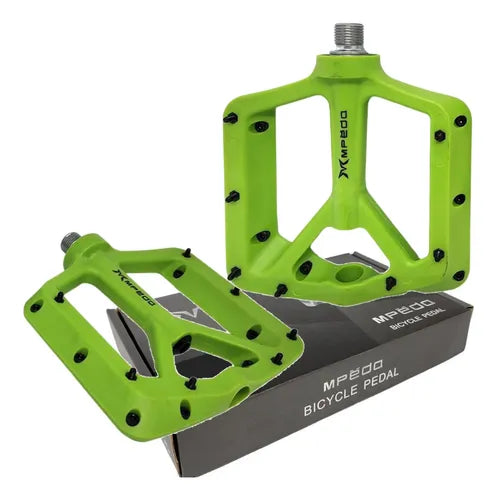 Pedal Plataforma Rolamentado Nylon Mpeda Freeride Eixo Cromo