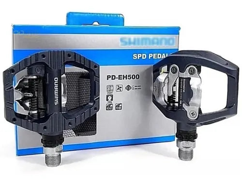 Par Pedal Shimano Pd-eh500 - Preto