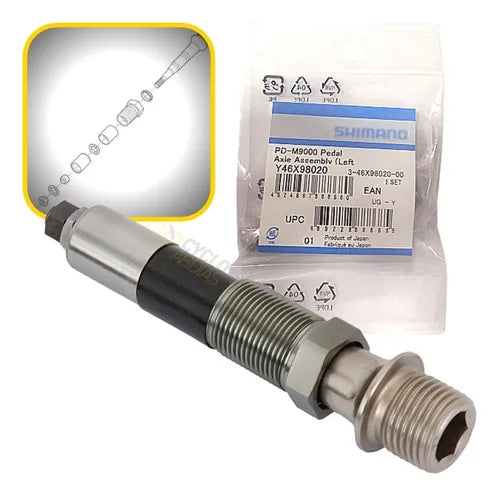 Eixo Esquerdo Para Pedal Shimano Xtr Pd-m9000 / Pd-m9020