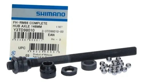 Eixo Completo Para Cubo Shimano Fh-rm66 146mm 5-3/4