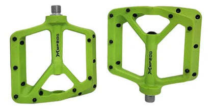 Pedal Plataforma Rolamentado Nylon Mpeda Freeride Eixo Cromo