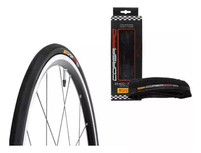 Par De Pneus Pirelli Corsa Pro Kevla - 700x23