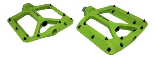 Pedal Plataforma Rolamentado Nylon Mpeda Freeride Eixo Cromo