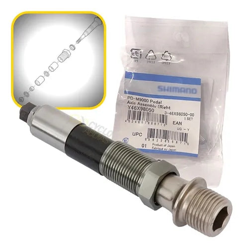 Eixo Direito Para Pedal Shimano Xtr Pd-m9000 / Pd-m9020