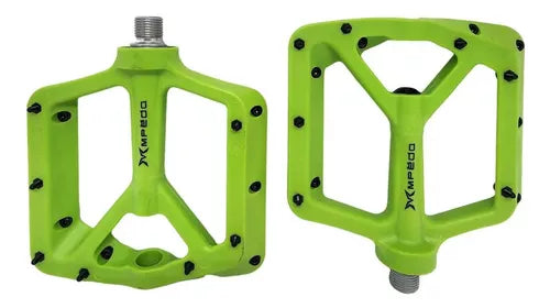 Pedal Plataforma Rolamentado Nylon Mpeda Freeride Eixo Cromo
