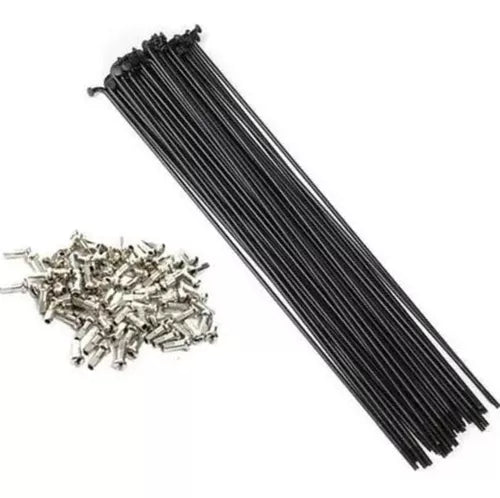 Raio Fino Shadar Inox Com Niple 2.0x270mm 72 Unid. Preto