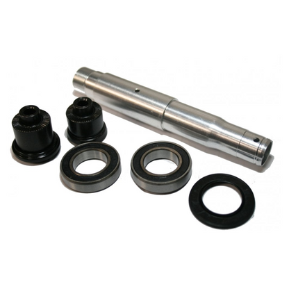 Eixo Traseiro Alumínio Completo Para Cubo Shimano FH-MT401
