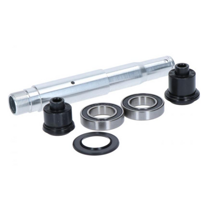 Eixo Traseiro Alumínio Completo Para Cubo Shimano FH-MT401