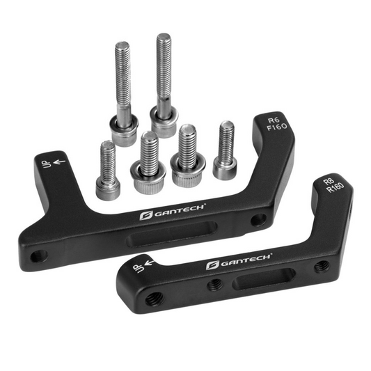 Kit upgrade adaptadores flat para pinça Post Mount F/R 160mm