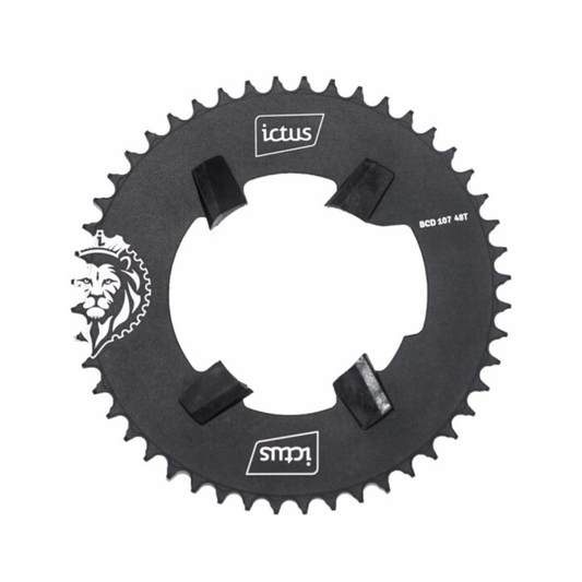 Coroa Ictus Aero BCD 107 48T 4 furos assimétricos