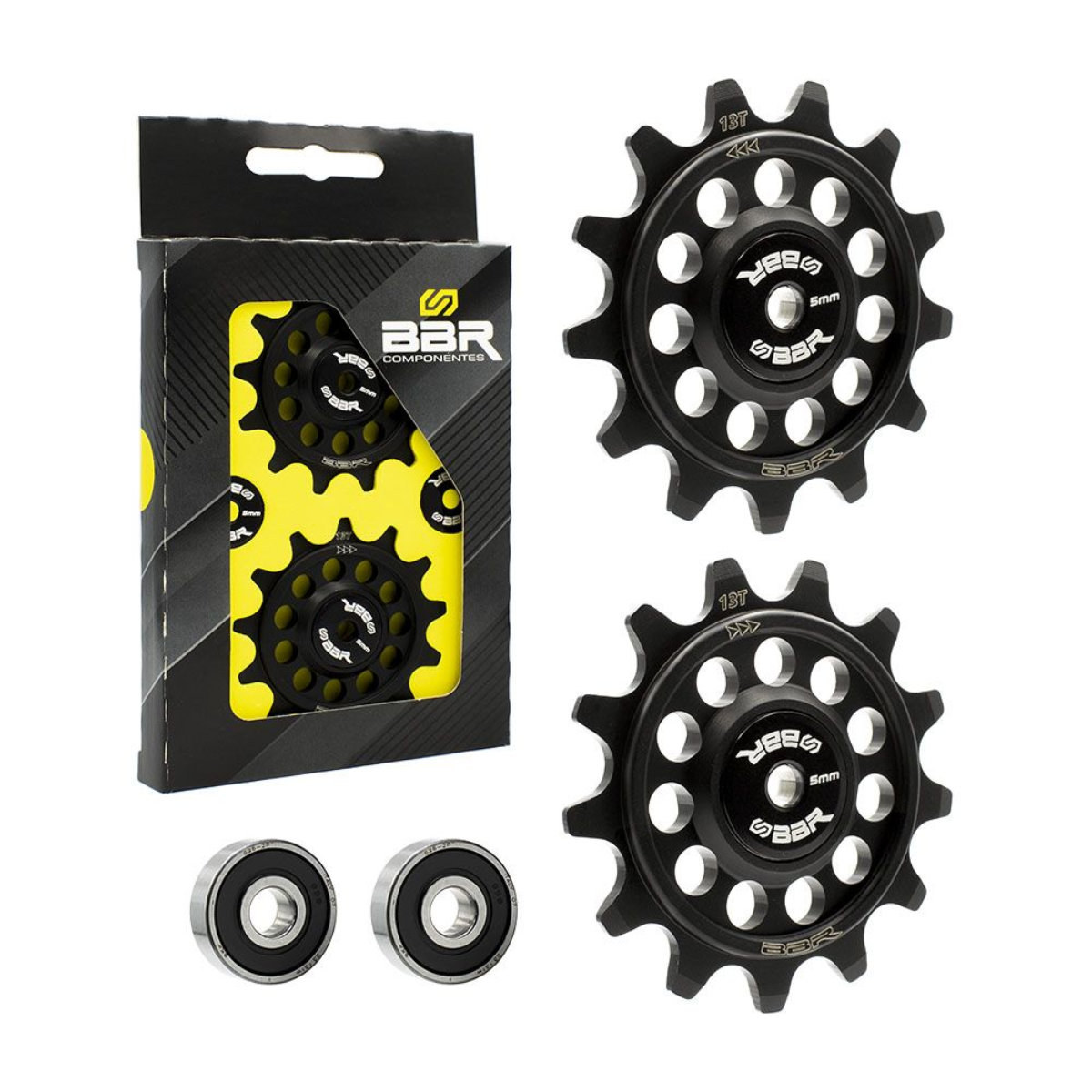 Roldanas BBR c/ rolamento p/ Câmbio Shimano 11v/12v - 13T