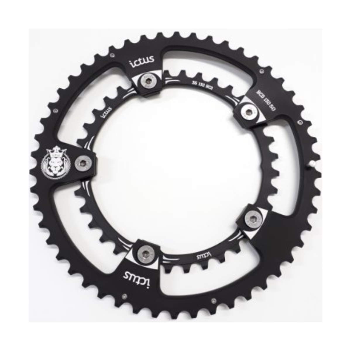 Coroa Ictus Indexada BCD 130 Speed 50/36 – 5 Furos