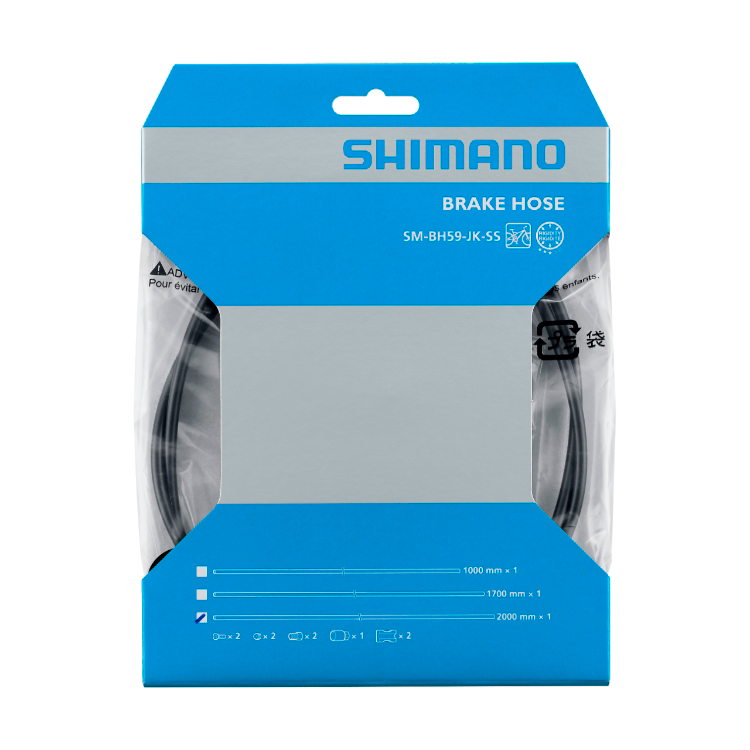 Mangueira de freio hidráulico Shimano SM-BH59-JK-SS 2 metros