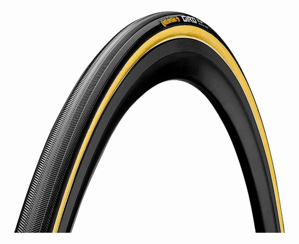 Pneu Continental Tubular Giro 22-28 160Tpi | Preto E Bege