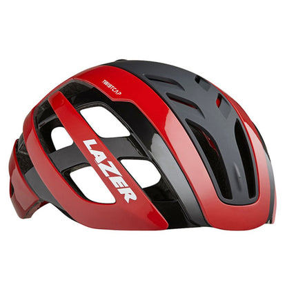 Capacete Lazer Century Com Led Tamanho G (58-61 Cm) | Vermelho E Preto Fosco