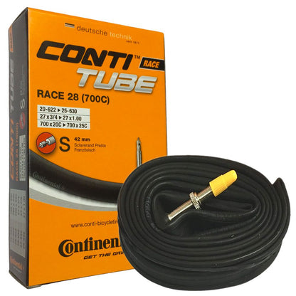 Câmara De Ar Continental Race 700X20/25C - Válvula Presta 42 Mm