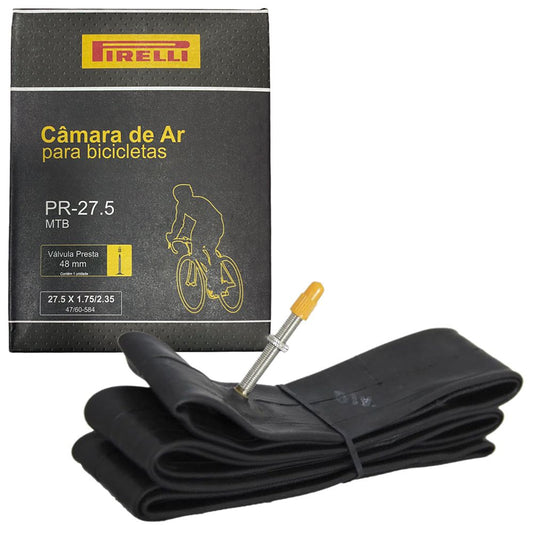 Câmara De Ar Pirelli Mtb 27.5X1.75/2.35 - Válvula Presta 48 Mm